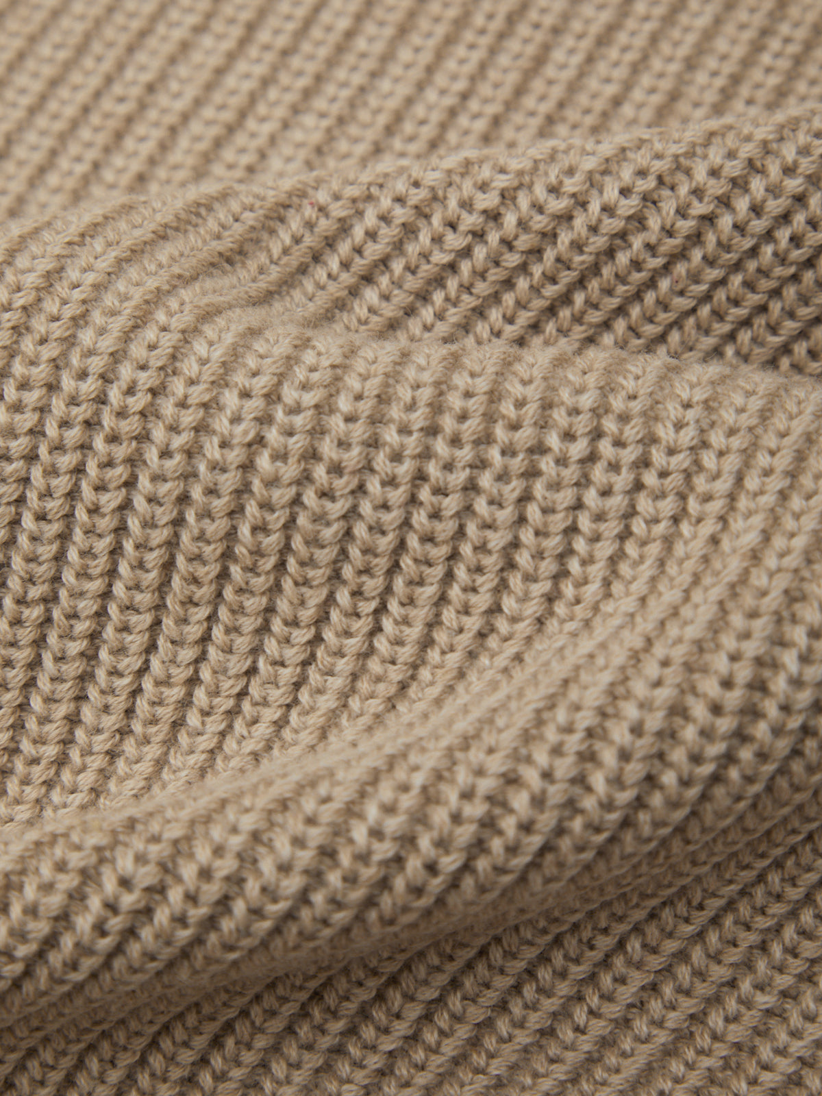 Daphne: Cropped Cotton Pullover - Mushroom Heather