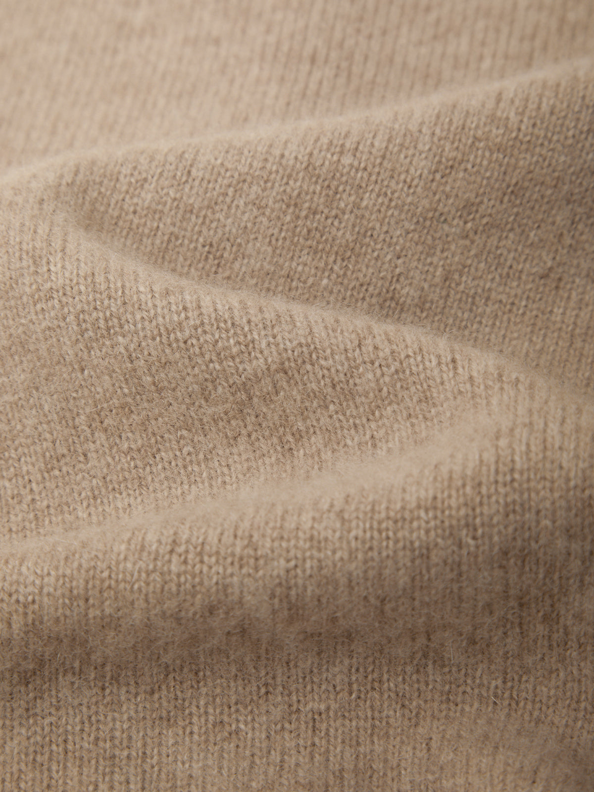 Classic Cashmere Cardigan - Camel Heather