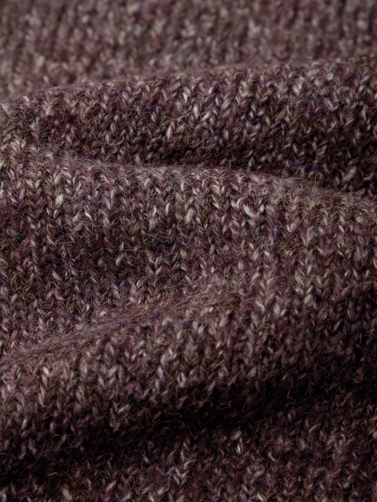 Constance Relaxed Crewneck Pullover - Italian Plum Combo
