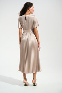 Midi Fit & Flare Dress - Sand