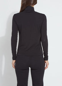 Essential Long Sleeve Turtleneck - Black