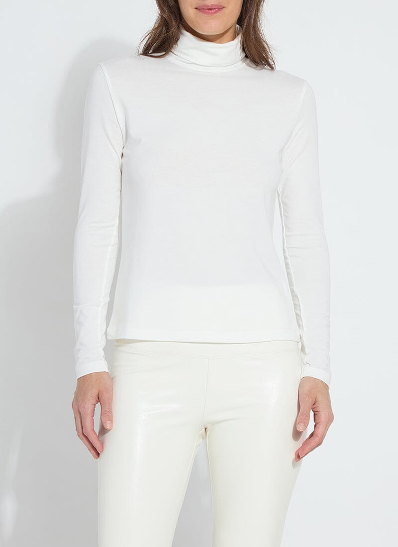 Essential Long Sleeve Turtleneck - Off White