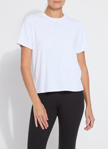 Perfect Box-Cut Tee - White