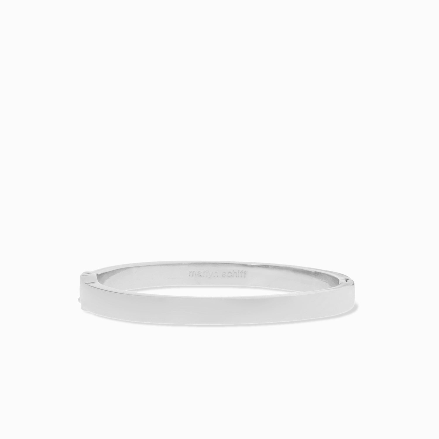 5mm Flat Hinge Bangle - Silver