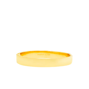 10mm Flat Hinge Bangle - Gold