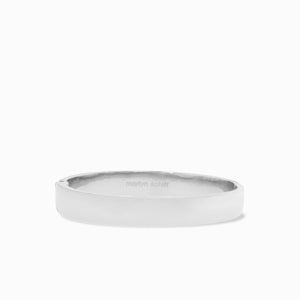 10mm Flat Hinge Bangle - Silver