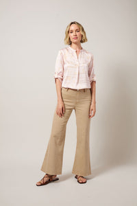 Iris Wide Leg Everyday Denim - Desert Khaki