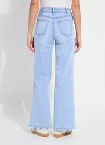 Iris Wide Leg Everyday Denim - Bleached Blue