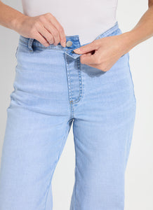 Iris Wide Leg Everyday Denim - Bleached Blue
