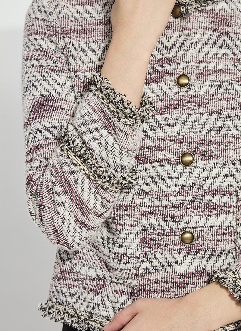 Cleo Tweed Jacket - Willow Weave