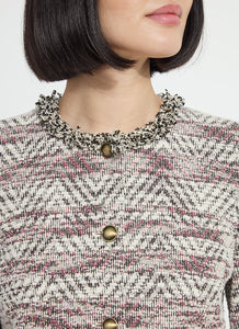 Cleo Tweed Jacket - Willow Weave