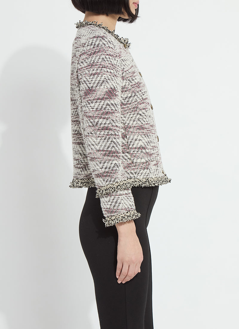 Cleo Tweed Jacket - Willow Weave