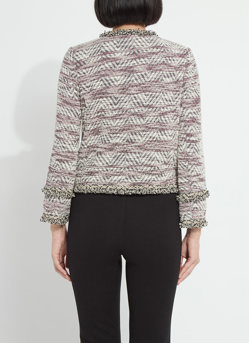 Cleo Tweed Jacket - Willow Weave
