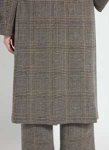 Marla Brushed Ponte Belted Trench Coat - Cambridge Boheme