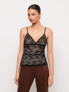 Ciera Lace Cami - Black