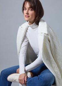 Essential Long Sleeve Turtleneck - Off White