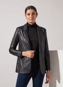 Essential Long Sleeve Turtleneck - Black