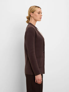Elegant Knit Blazer - Java