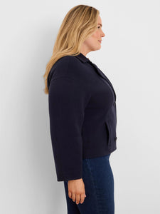 Cool Nights Knit Jacket - Dark Indigo
