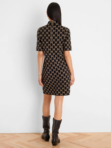 Mod Squad Knit Dress - Black Multi