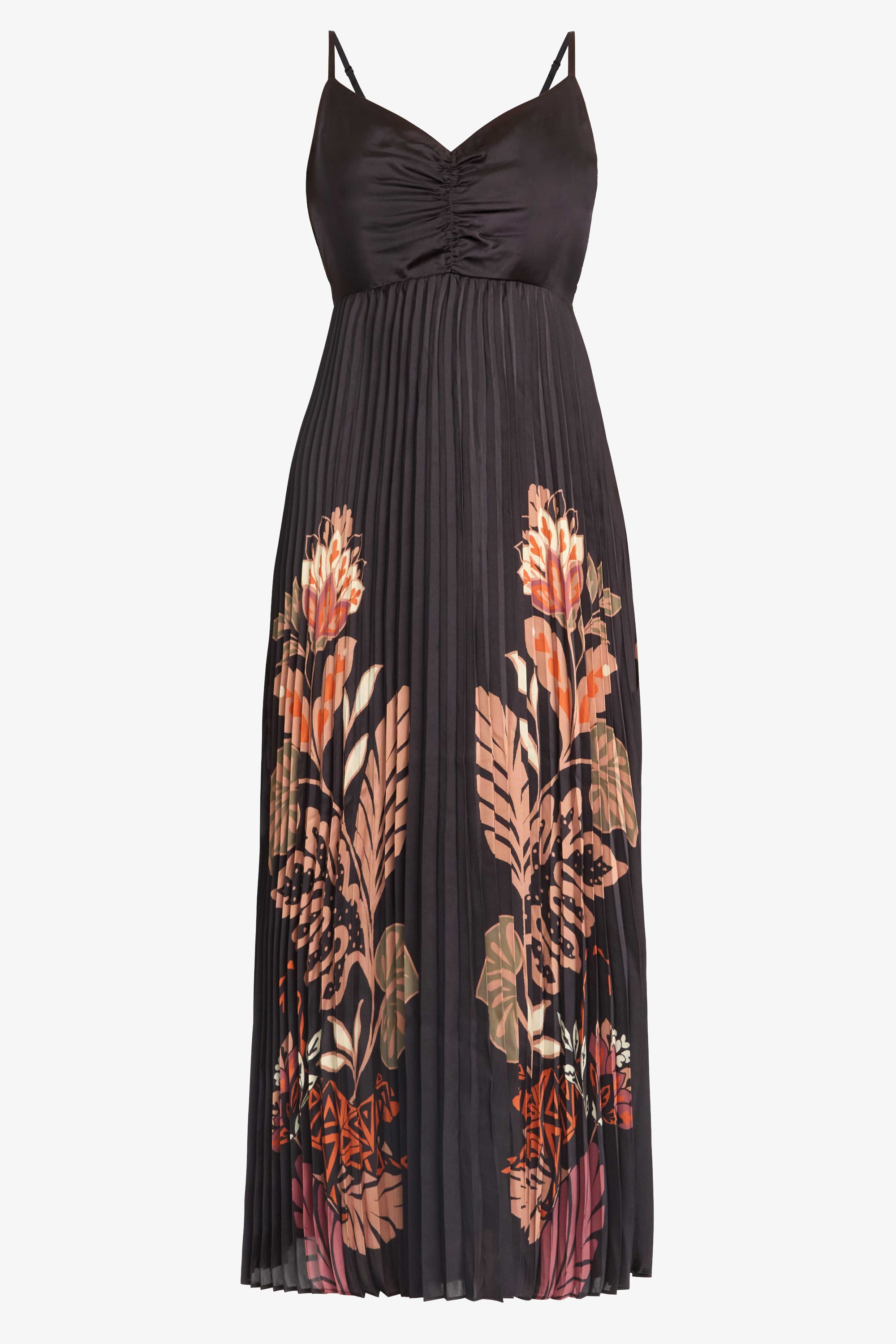 Donna Dress - Black Crouching Cheetah