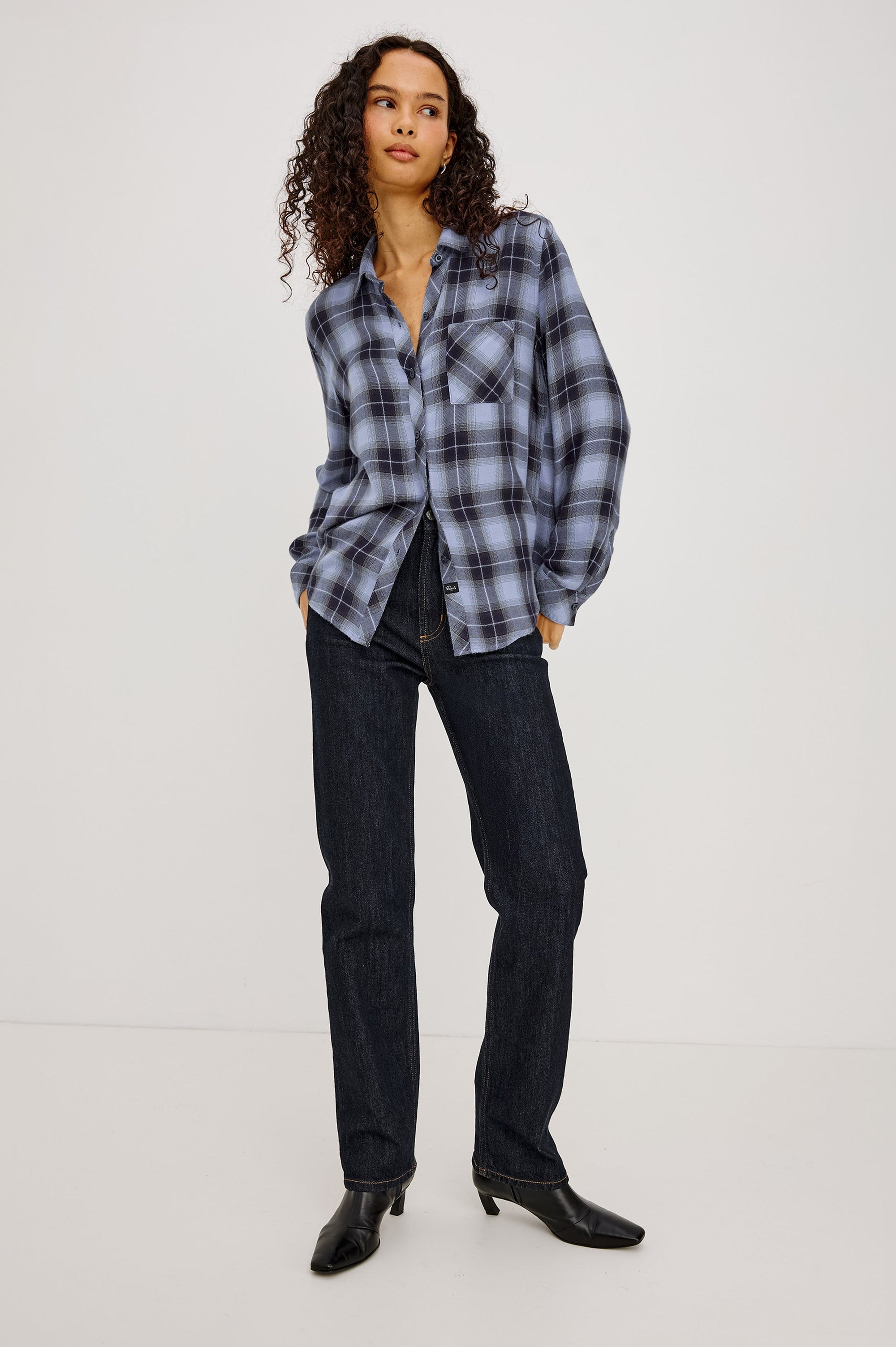 Hunter Shirt - Navy Sky