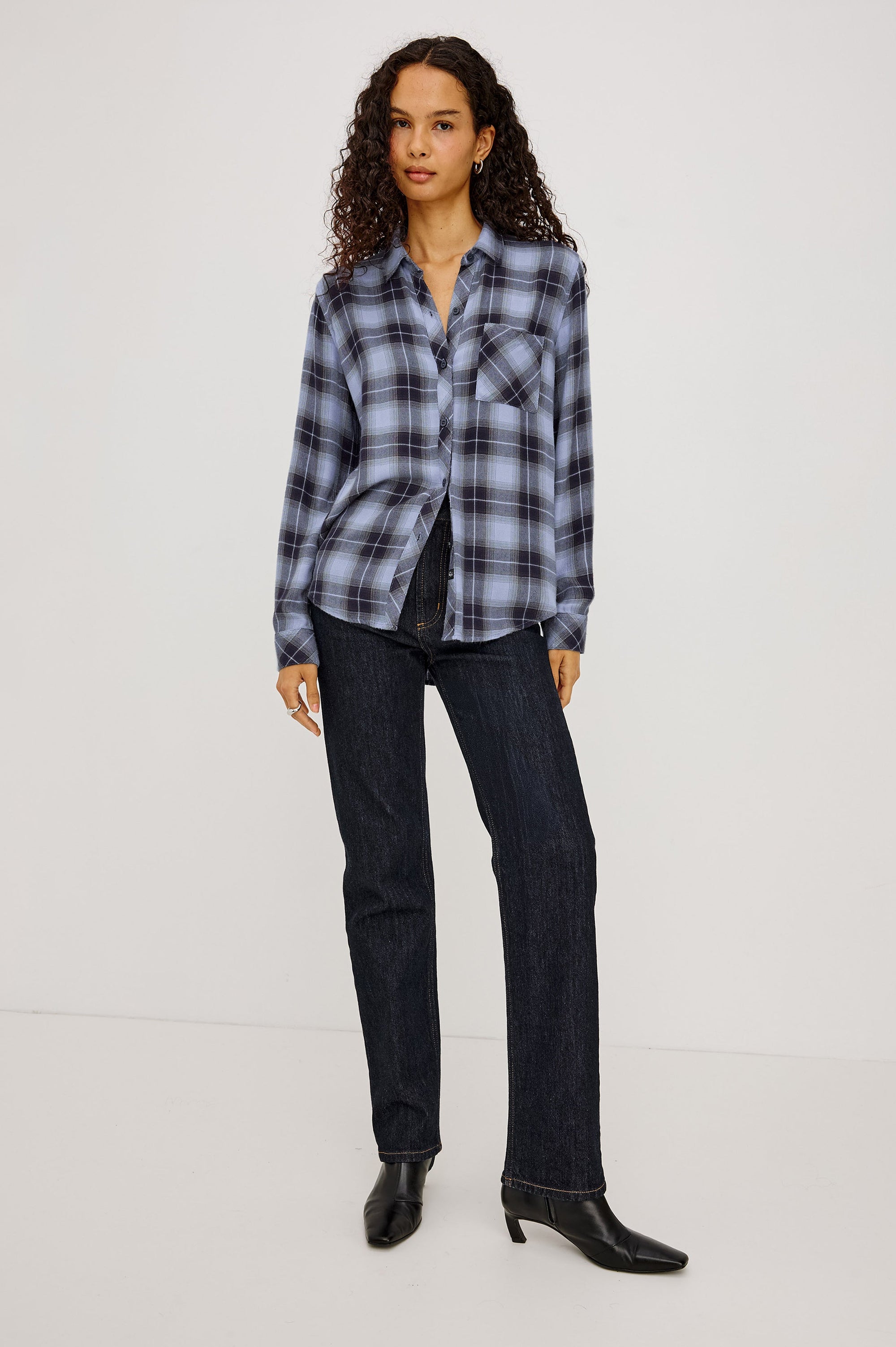 Hunter Shirt - Navy Sky