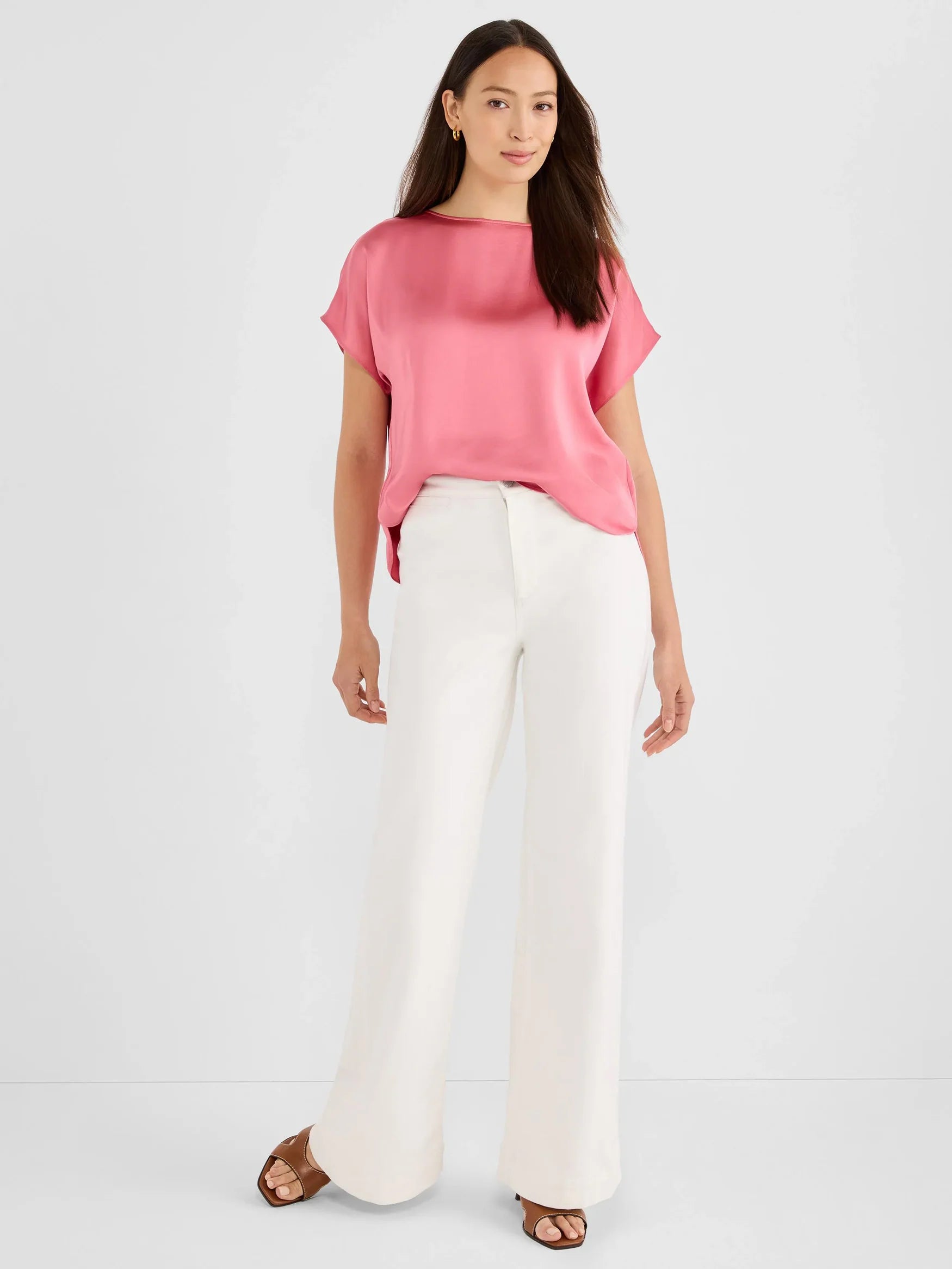 Nic+Zoe Day Gloss Woven Tee