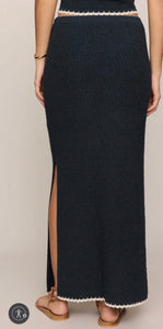 Yessenia Whipstitch Skirt - Eclipse