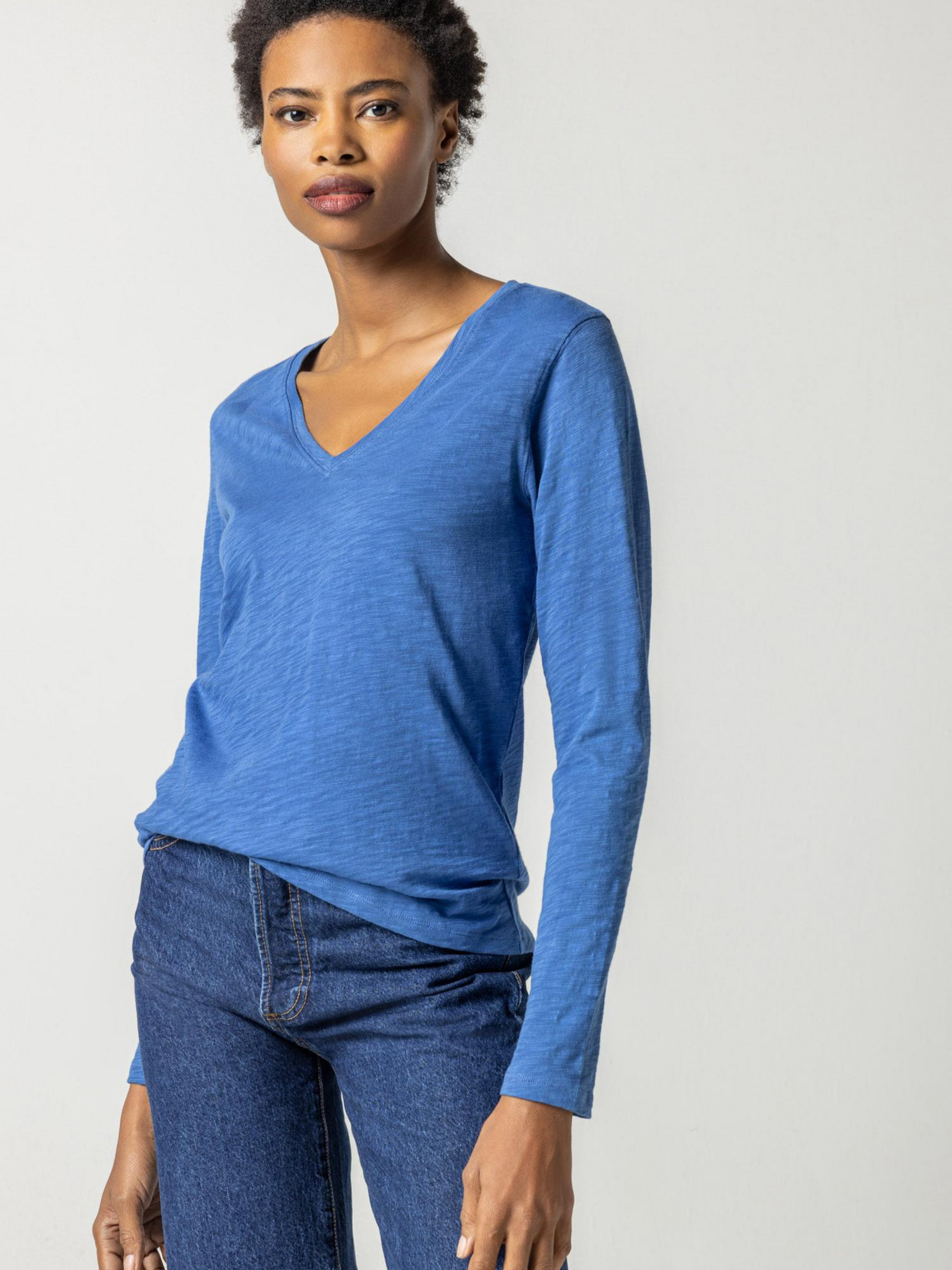 Lilla P - Long Sleeve V-Neck