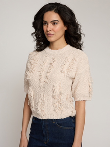 S/S Fringe Crew - Sand