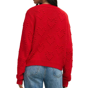 All Yours Cardigan - Kiss Me Red