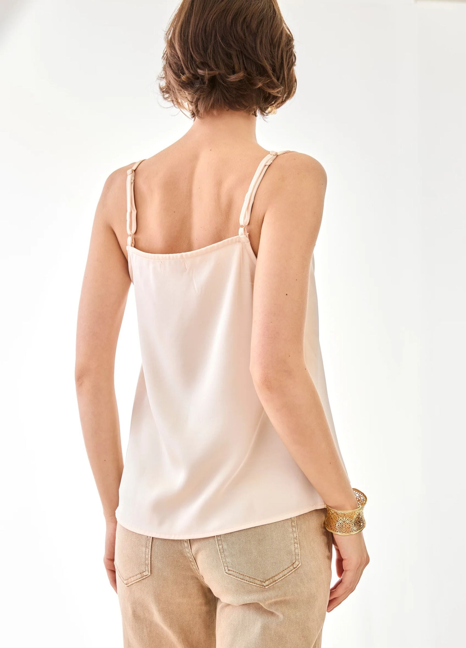Lace Cami Top - Ecru