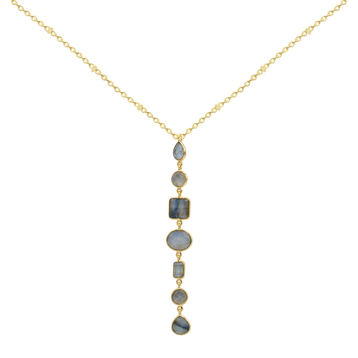 Vana Stone Necklace - Labradorite