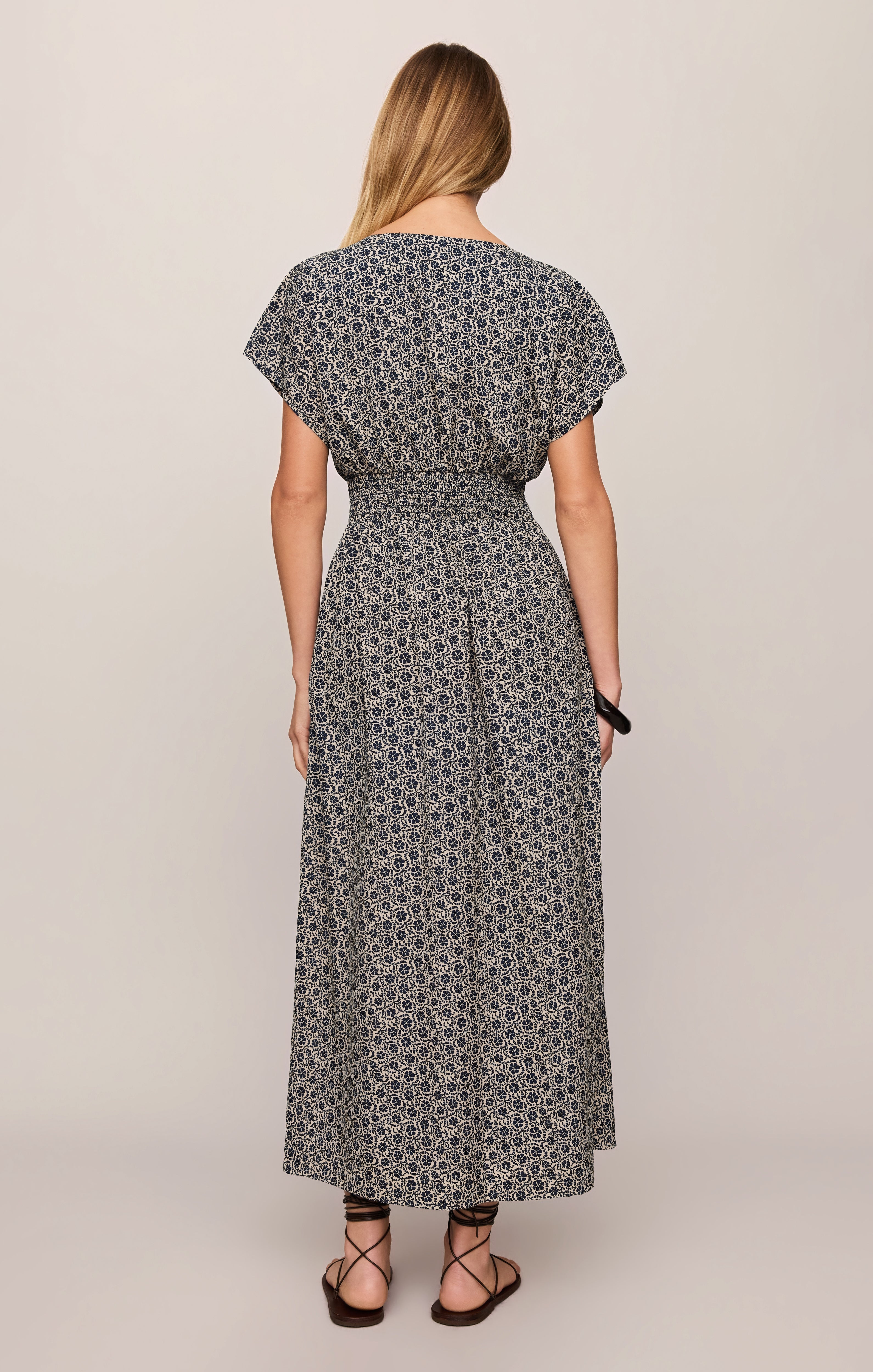 Sanna Iris Floral Maxi Dress - Eclipse