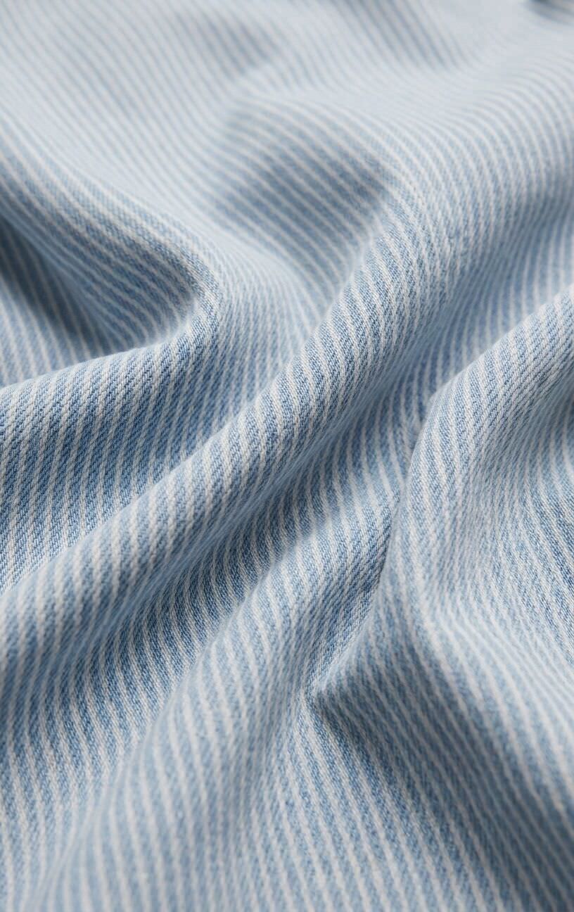 Erin Soft Denim Railroad Jacket - Seaboard Stripe
