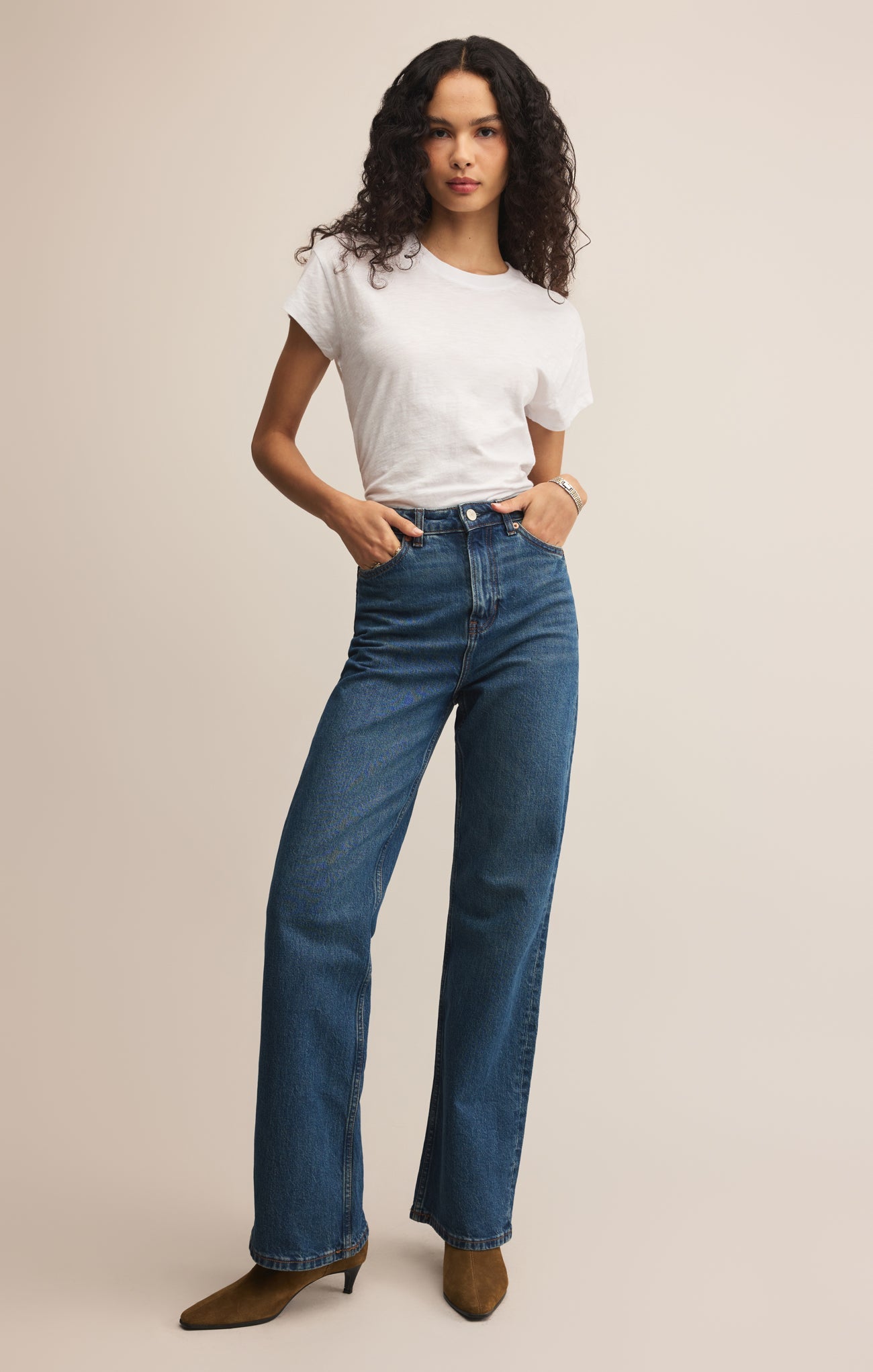Modern Slub Tee - White