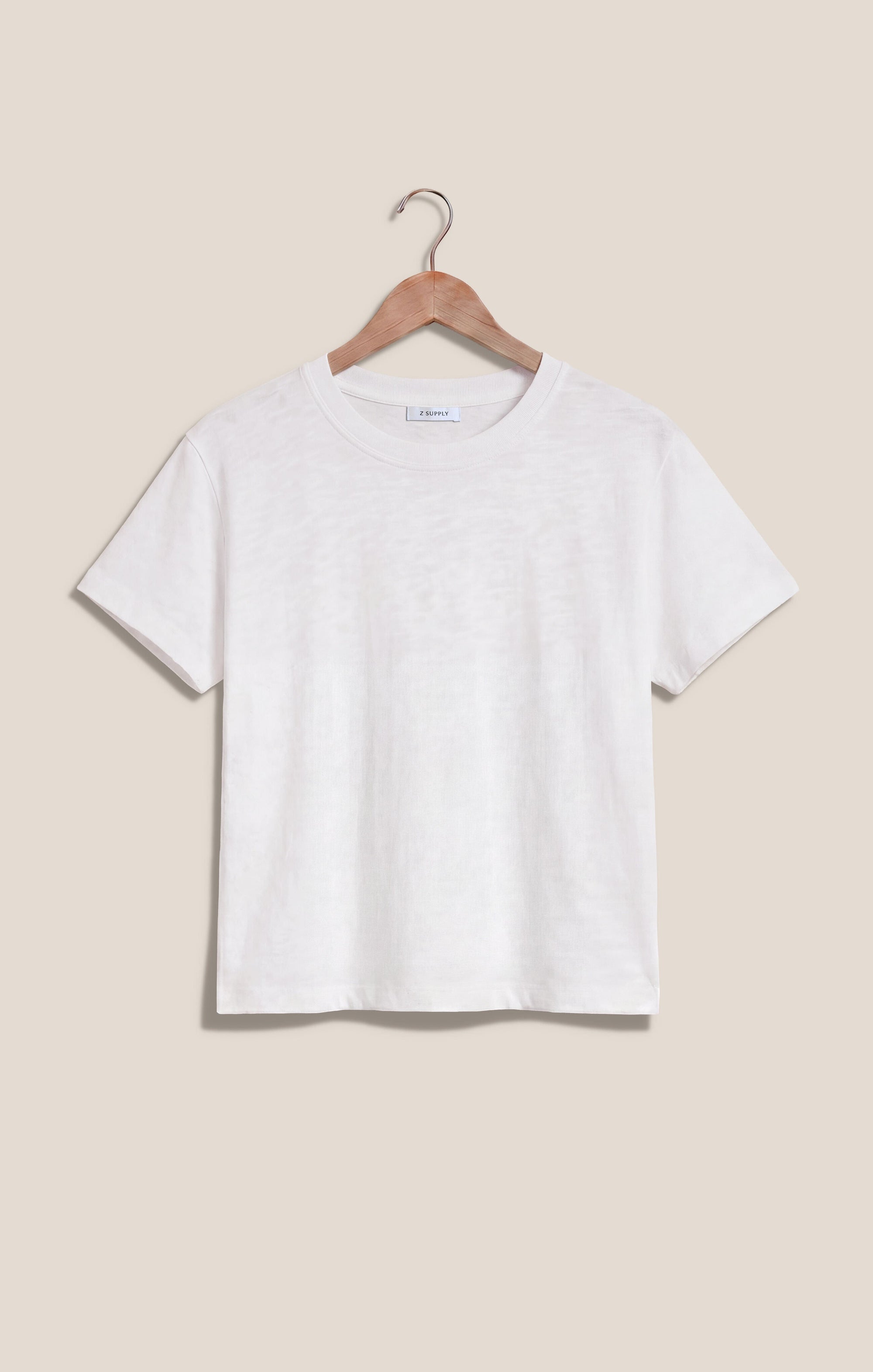 Modern Slub Tee - White