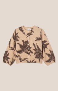 Valor Floral Cardigan - Soft Ecru