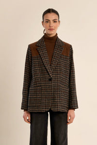 Woven Blazer - Black