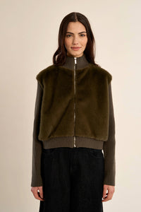 Knitted Jacket - Khaki