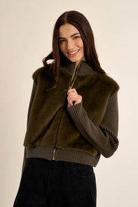 Knitted Jacket - Khaki