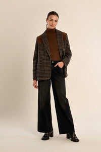 Woven Blazer - Black