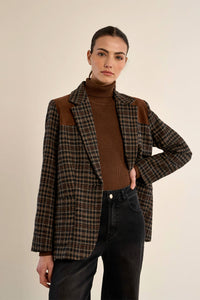Woven Blazer - Black