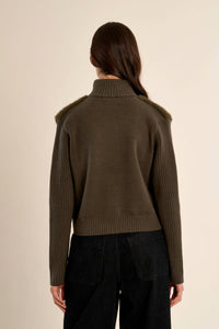 Knitted Jacket - Khaki