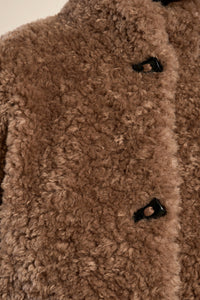 Woven Coat - Brown
