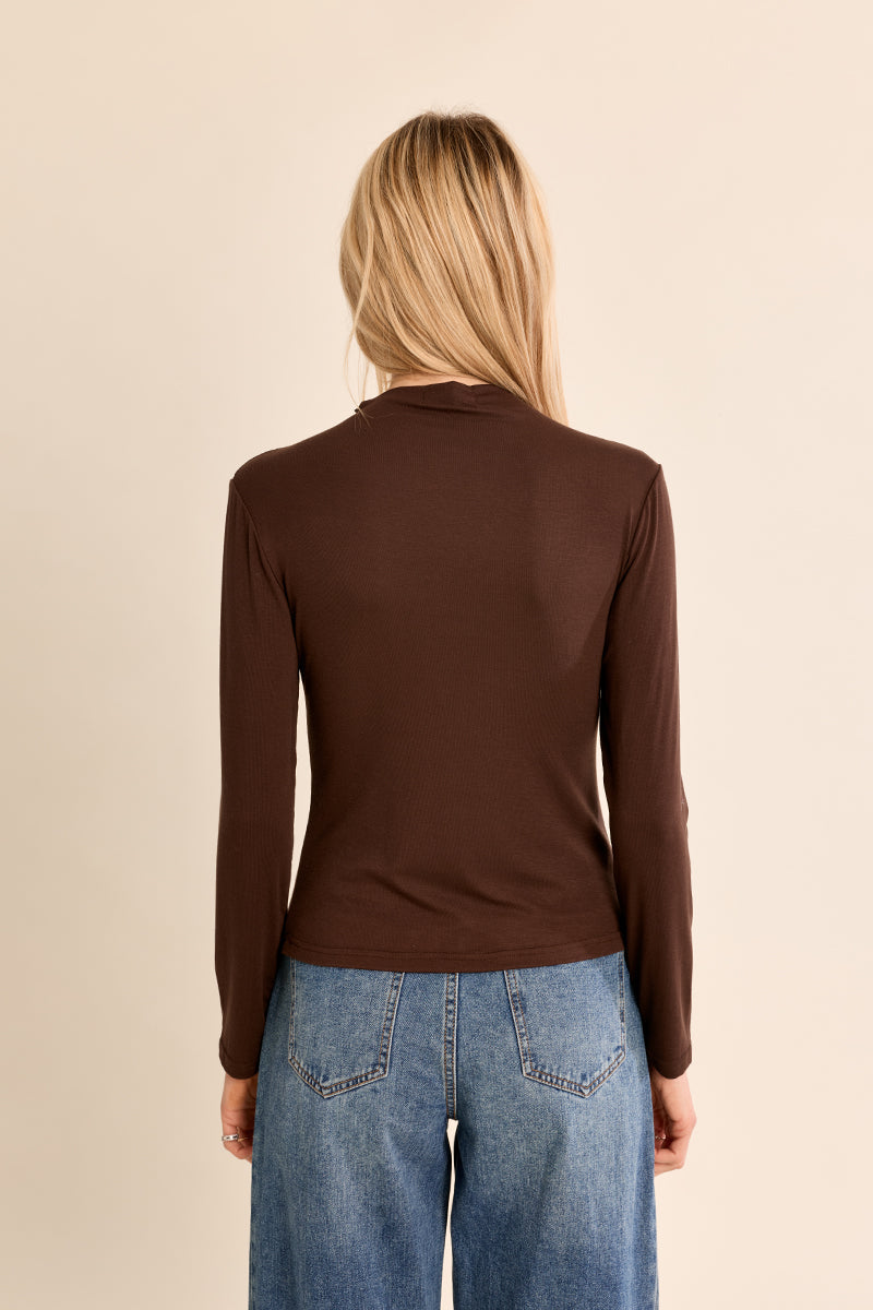 Knitted Undersweater - Chocolate