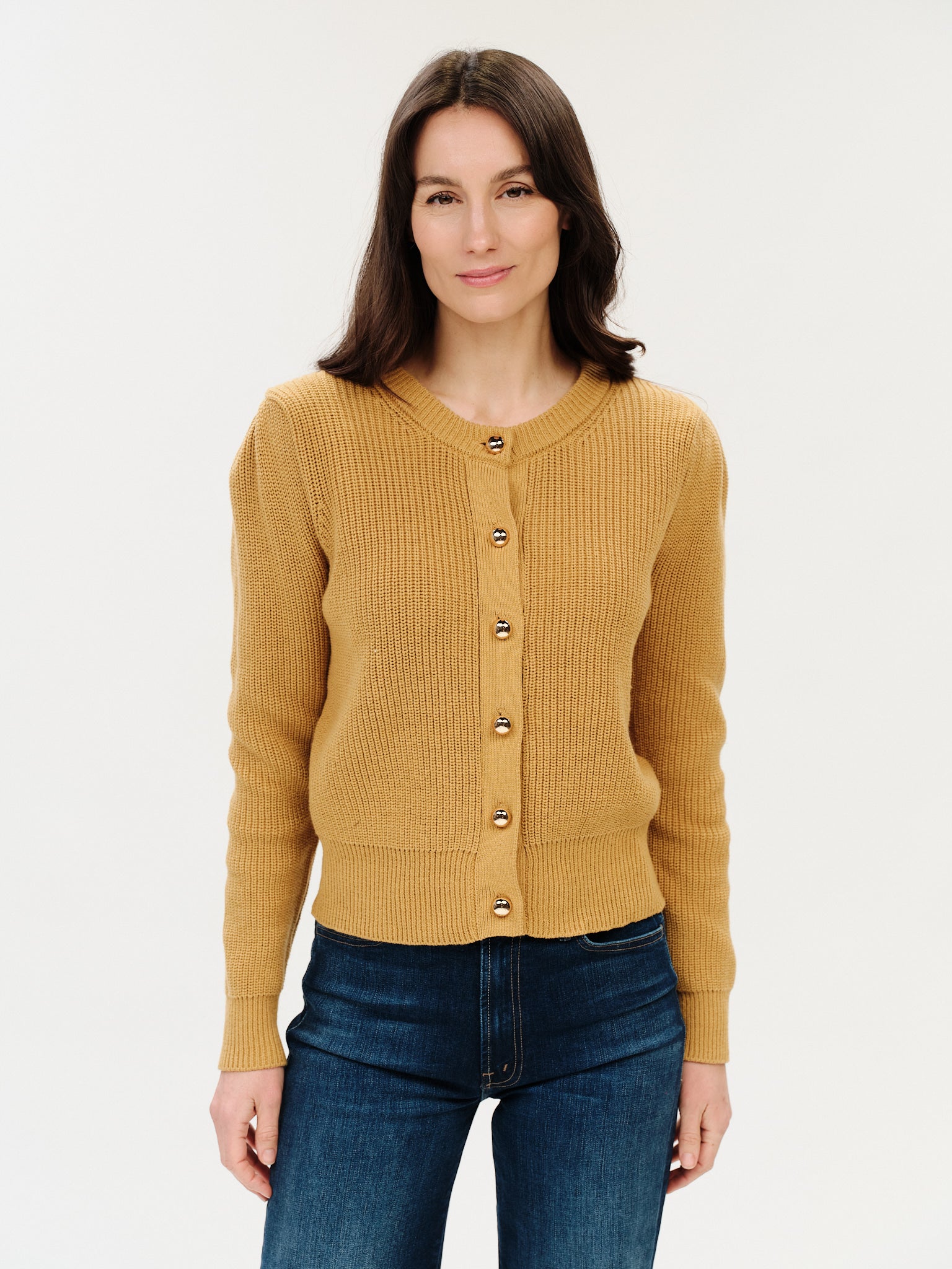 Fia Cardigan - Mustard