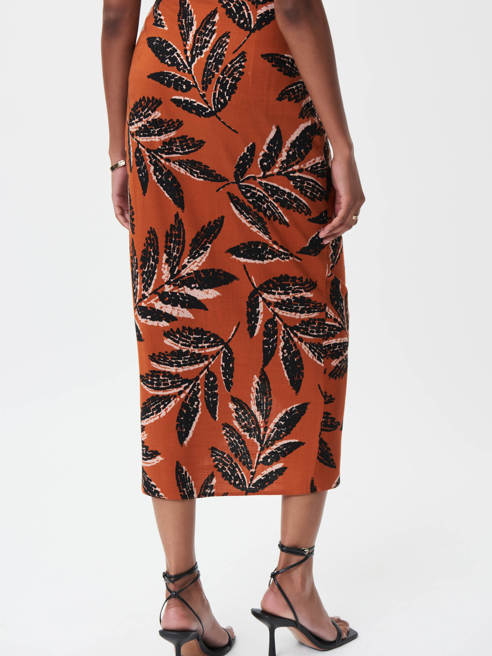 Joseph Ribkoff - Tropical Print Midi Skirt
